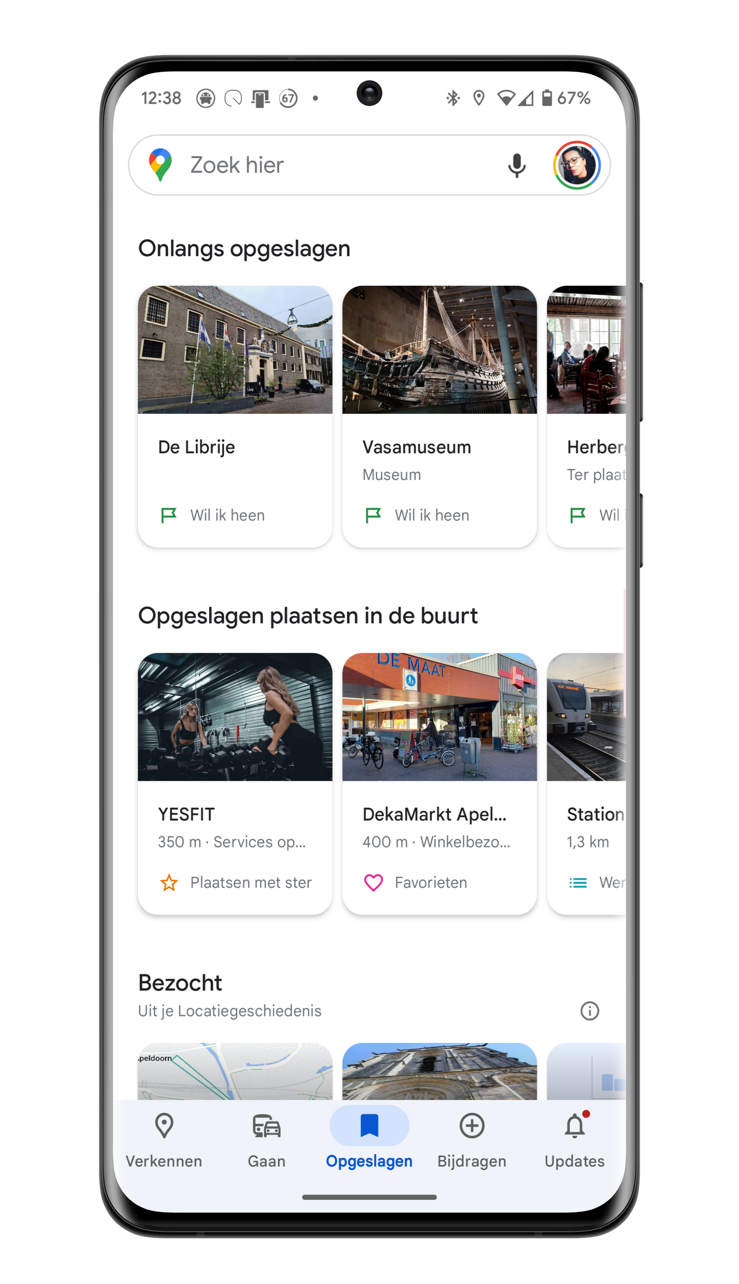 Zo vind je je favoriete plaatsen in Google Maps makkelijk terug