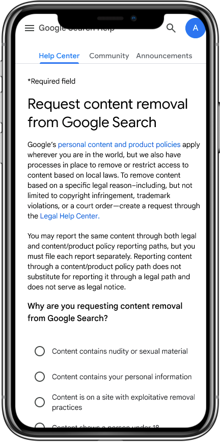 Google maakt het makkelijker om zoekresultaten over jezelf te verwijderen