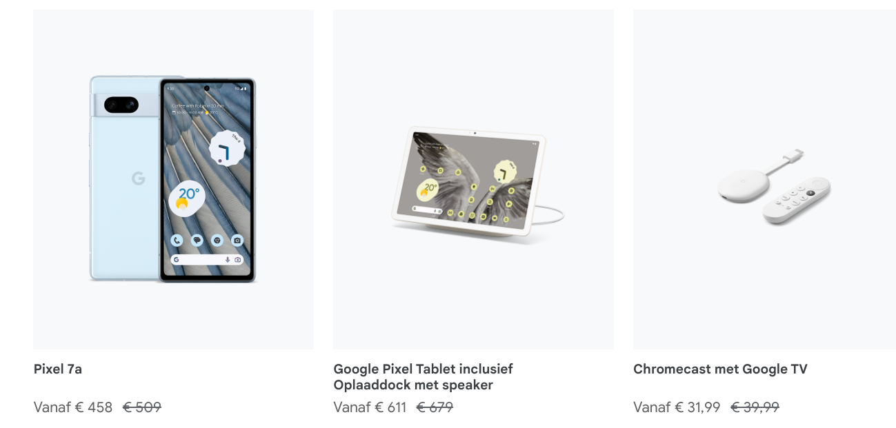 Alleen vandaag: verjaardagskortingen in de Google Store op Pixel 7 Pro en meer