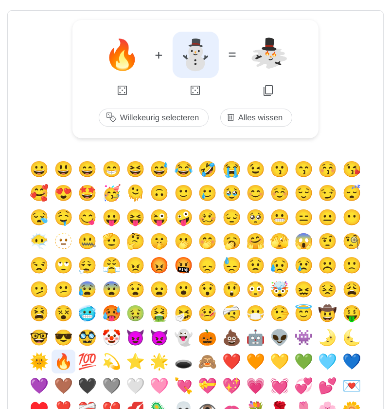 Emoji Kitchen springt vanaf het Gboard over naar Google Zoeken