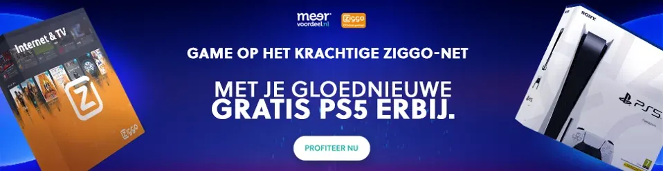 Gratis PlayStation 5 bij een Ziggo-abonnement (ADV)