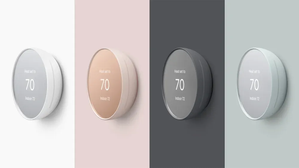 De Nest Thermostat die in 2020 is gelanceerd