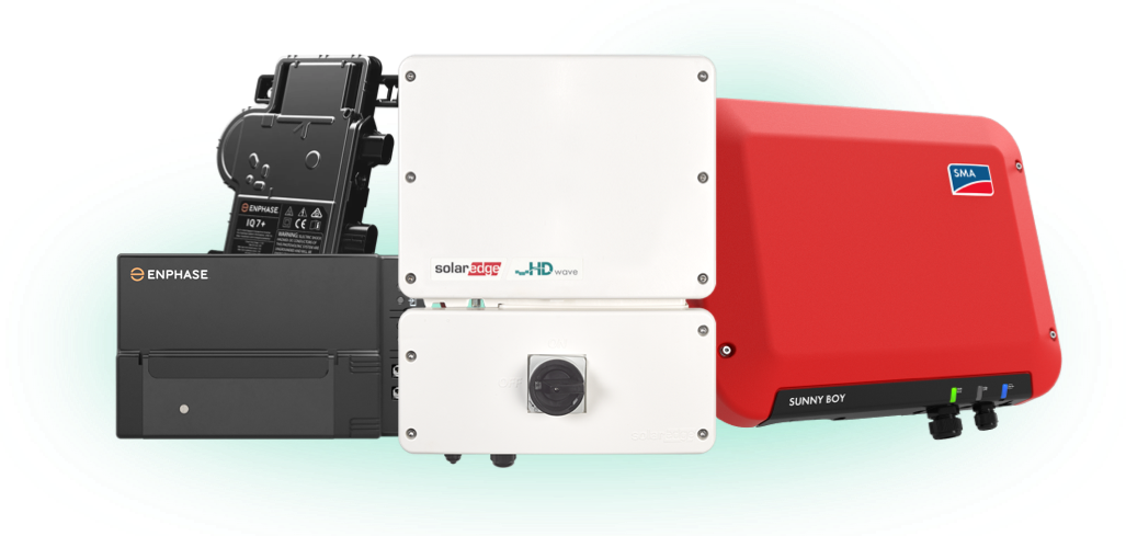 Omvormers van Enphase, SolarEdge en SMA