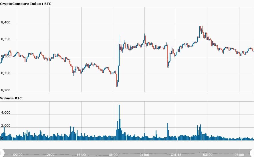 Bitcoin prijs ‘saai’ bij $8.300, 'whale' verplaatst 816 miljoen euro aan BTC