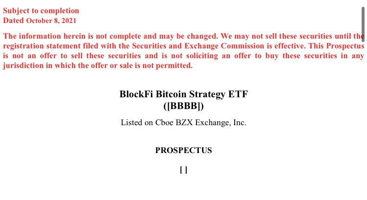 BlockFi wil beginnen met een Bitcoin futures ETF