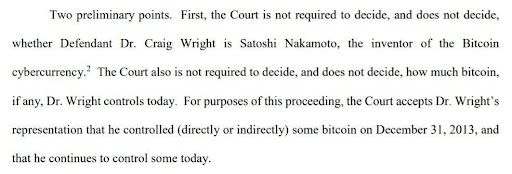 'Rechtszaak tussen Kleiman en Craig Wright gaat niet om 1 miljoen bitcoin'