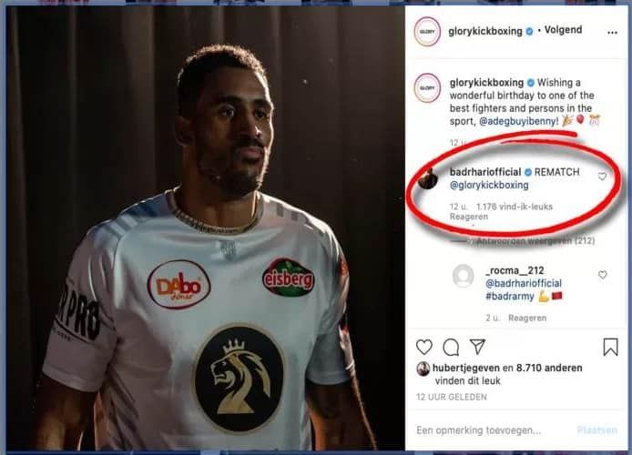 Badr Hari wil weer vechten!