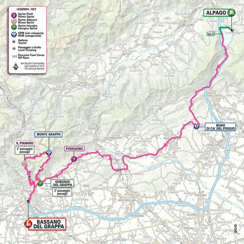 PREVIA | Etapa 20 Giro de Italia 2024 - Última oportunidad para los escaladores del Movistar Team o para la sexta de Tadej Pogacar