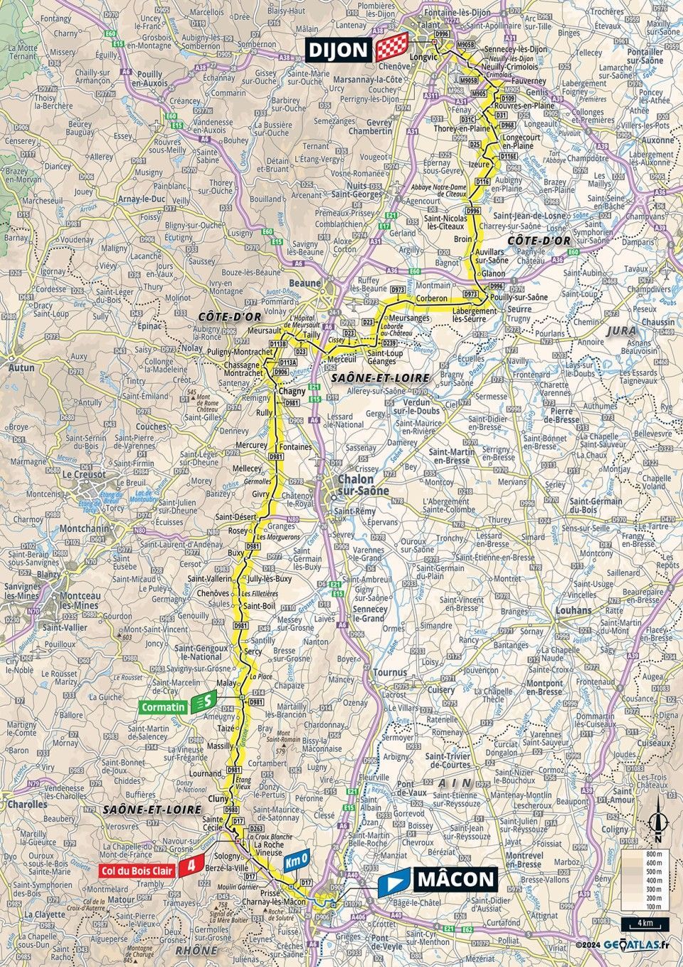 PREVIA | Etapa 6 Tour de Francia 2024: Nuevo día para Fernando Gaviria con mucha presión para Philipsen y Cavendish en una nube