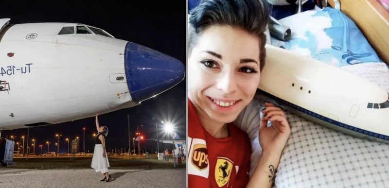 Sandra (28) heeft relatie met speelgoed vliegtuig: 'Geweldige seks, hier kan geen man aan tippen'