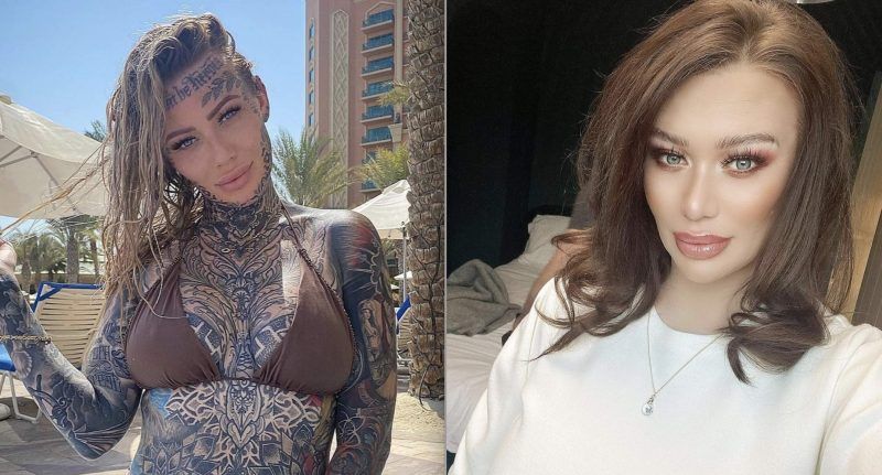 Becky laat haar tattoos voor één dag verwijderen en ze is plots onherkenbaar (foto's)