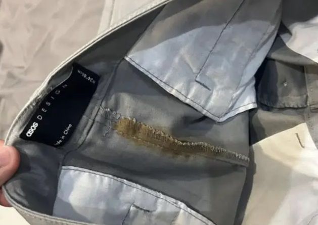 Shit zeg! Moeder razend nadat zoon een short thuisbezorgd krijgt met daarin een 'bruine autostrade'