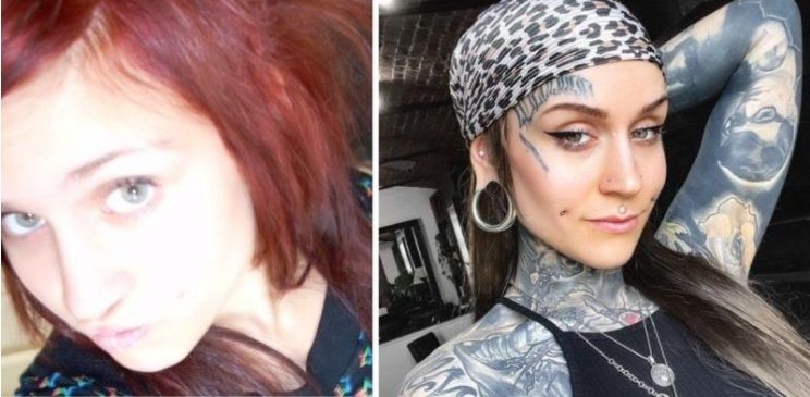 Girls & Tattoos: Monami is een sexy tattoo-model die er als tiener compleet anders uitzag (foto's)