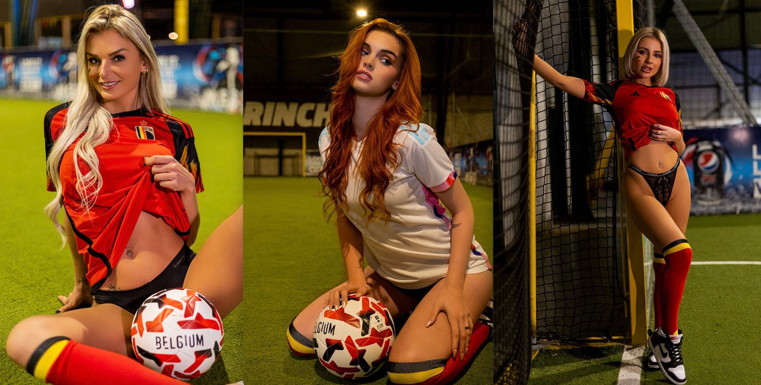 Alles of niks! Wij gooien deze Vlaamse babes in sexy Duivelse outfit in de strijd tegen Kroatië (foto’s)