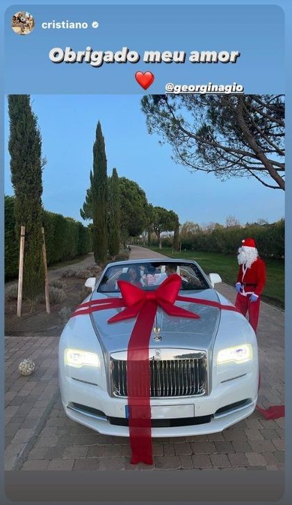 Bij Cristiano Ronaldo worden andere kerstcadeaus uitgedeeld dan bij u en ons