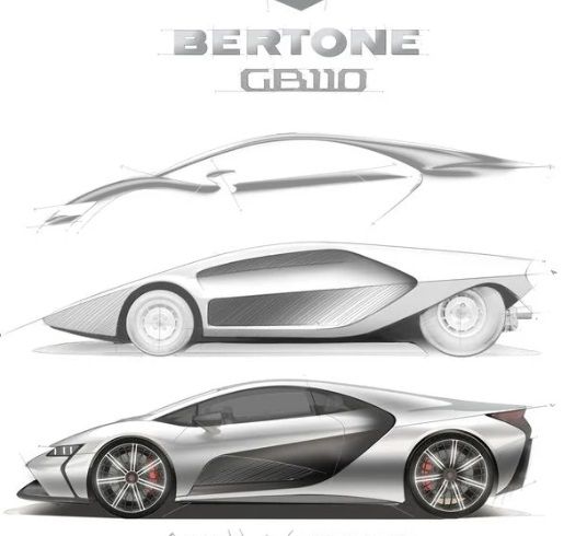 Bertone onthult razendsnelle hypercar GB110 die rijdt op plastic afval
