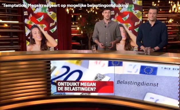 Temptation-Megan krabbelt al terug na heisa rond onthulling dat ze geen belastingen betaalt