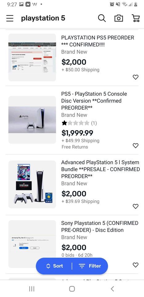 Hoe graag wil jij een PlayStation 5? PS5 pre-orders worden doorverkocht voor 2.000 tot zelfs 8.000 euro