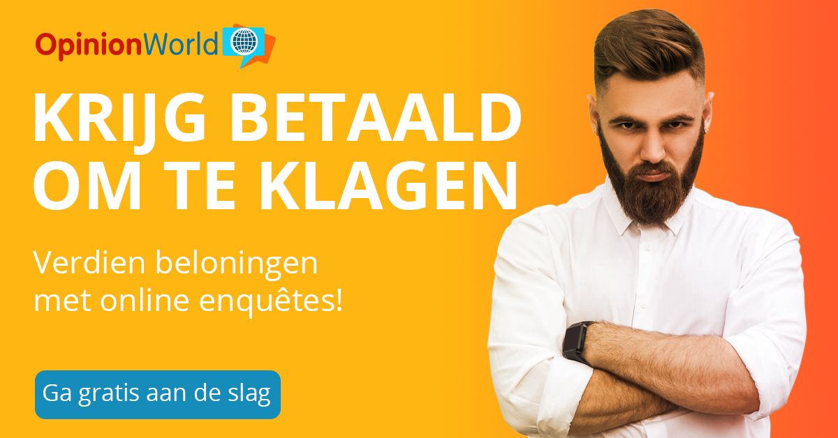 Verveel je jezelf vanavond? Verdien dan eens wat geld door te klagen vanuit je zetel