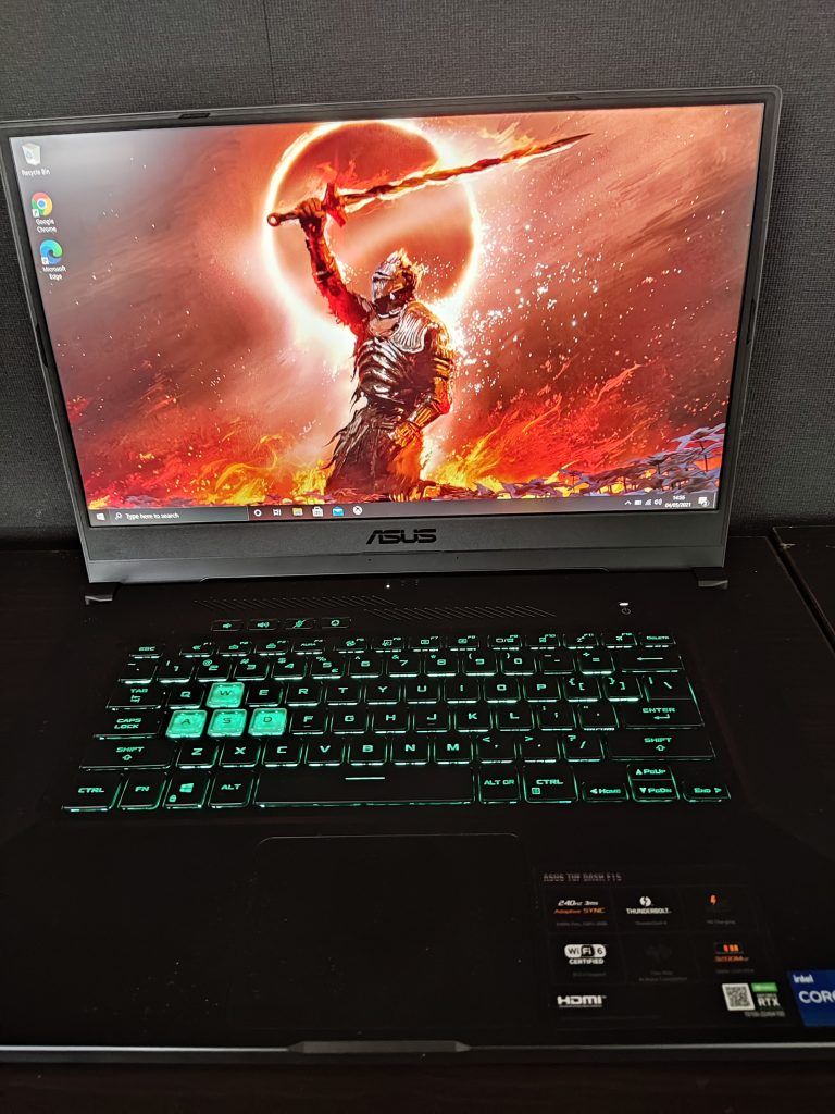 Review: Asus TUF Dash F15 – Een betaalbare gaming laptop met een RTX 3070