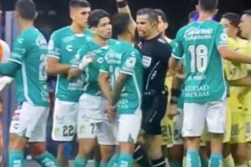 Ref verliest z'n kalmte, geeft speler een knietje in de noten en wordt 12 matchen geschorst