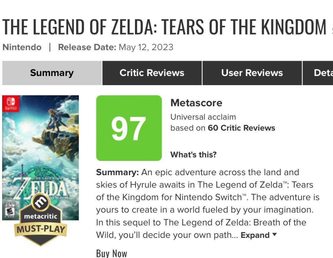 The Legend of Zelda: Tears of the Kingdom overtreft Breath of The Wild? Dit zijn de eerste reviewscores op een rijtje