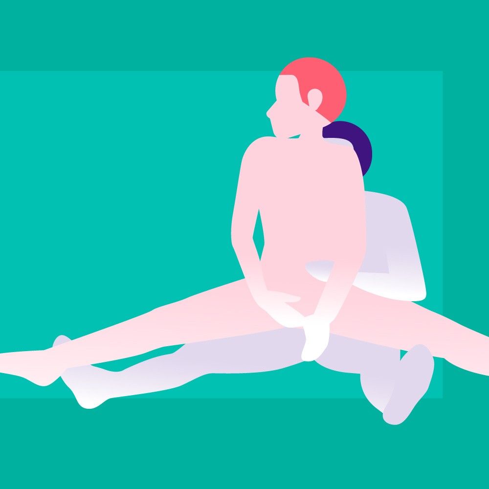 Het 'vliegtuigstandje' is een garantie voor hete en intense momenten in de slaapkamer