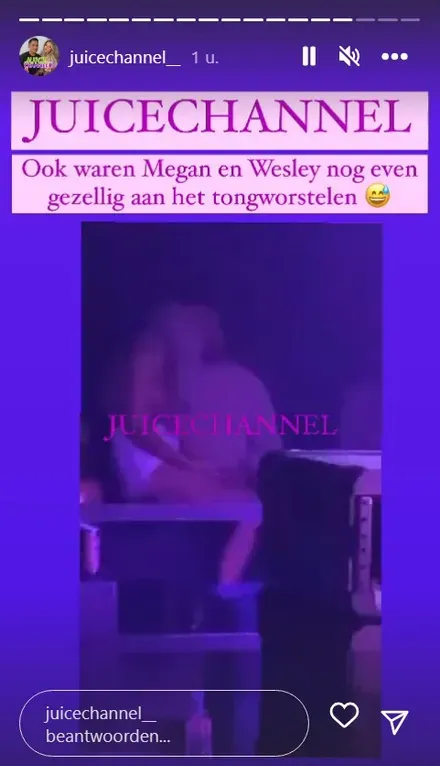 Je gelooft nooit met welke bekende Hollander Temptation-Megan betrapt werd op tongetjes rollen