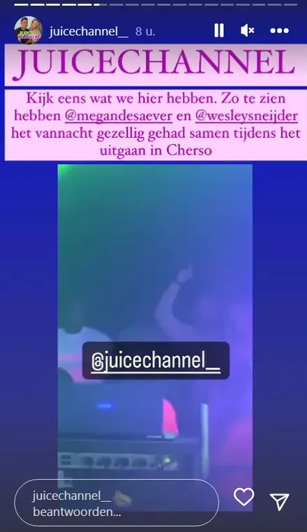 Je gelooft nooit met welke bekende Hollander Temptation-Megan betrapt werd op tongetjes rollen