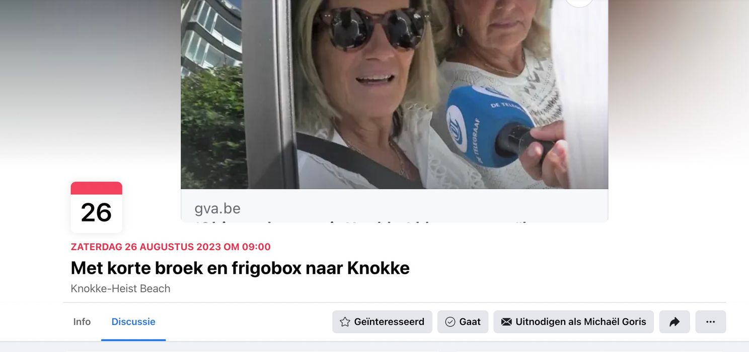 31.000 mensen gaan naar Knokke in korte broek met Frigobox om 'chique madammen' op hun plaats te zetten