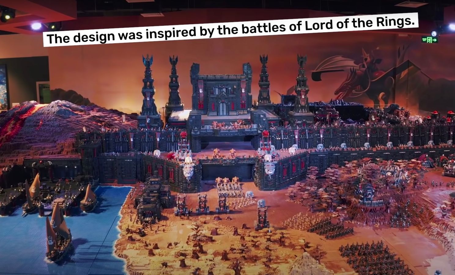150 miljoen blokjes en 3 jaar werk om dit waanzinnige 'Lord of the Rings LEGO-koninkrijk' te maken