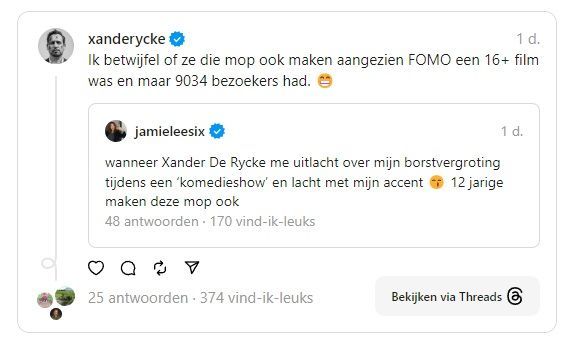 Influencers 'not amused' met grappen van Xander De Rycke over hun kroonjuwelen en 'spraakgebrek'