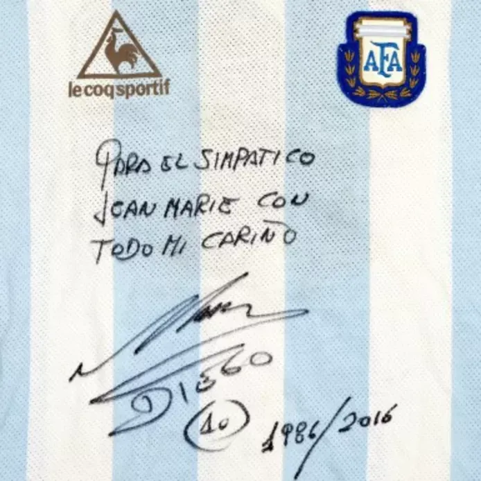 Jean-Marie Pfaff verkoopt iconisch WK-truitje van Maradona. Dit waanzinnige bedrag kan hij opstrijken