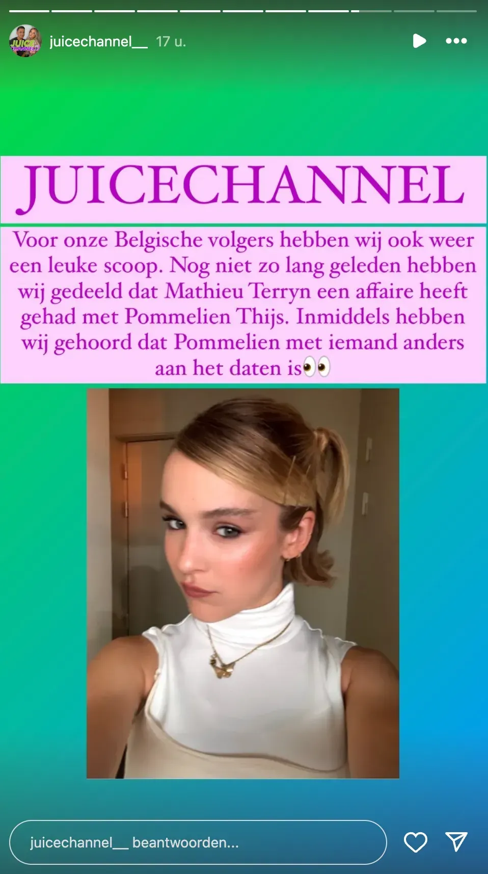 Bekend 'roddelkanaal' weet het zeker: "Pommelien Thijs is stapelverliefd op deze BV!"