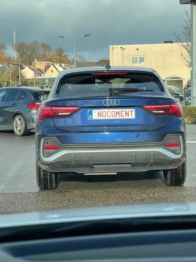 Vlaamse Audi-chauffeur mikpunt van spot met bijzondere nummerplaat: "Je moet compromis sluiten"