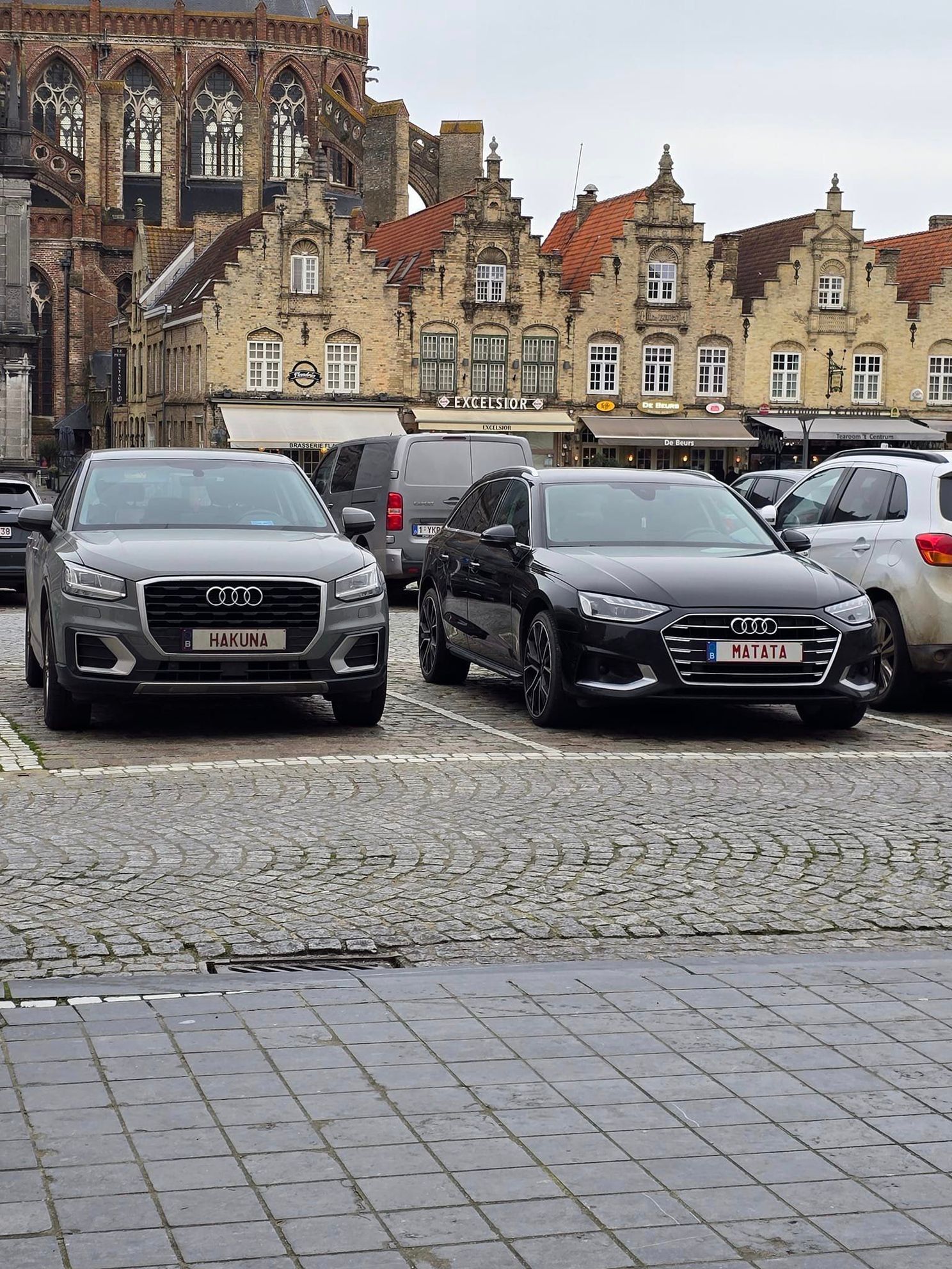 Twee Vlaamse Audi-eigenaars hebben nummerplaten die 'matchen': "Ze moeten wel goed staan"