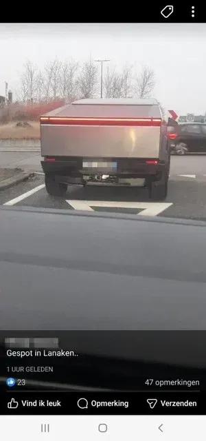 Eerste legale Tesla Cybertruck rijdt rond in België, en dat door een controversieel 'achterpoortje'