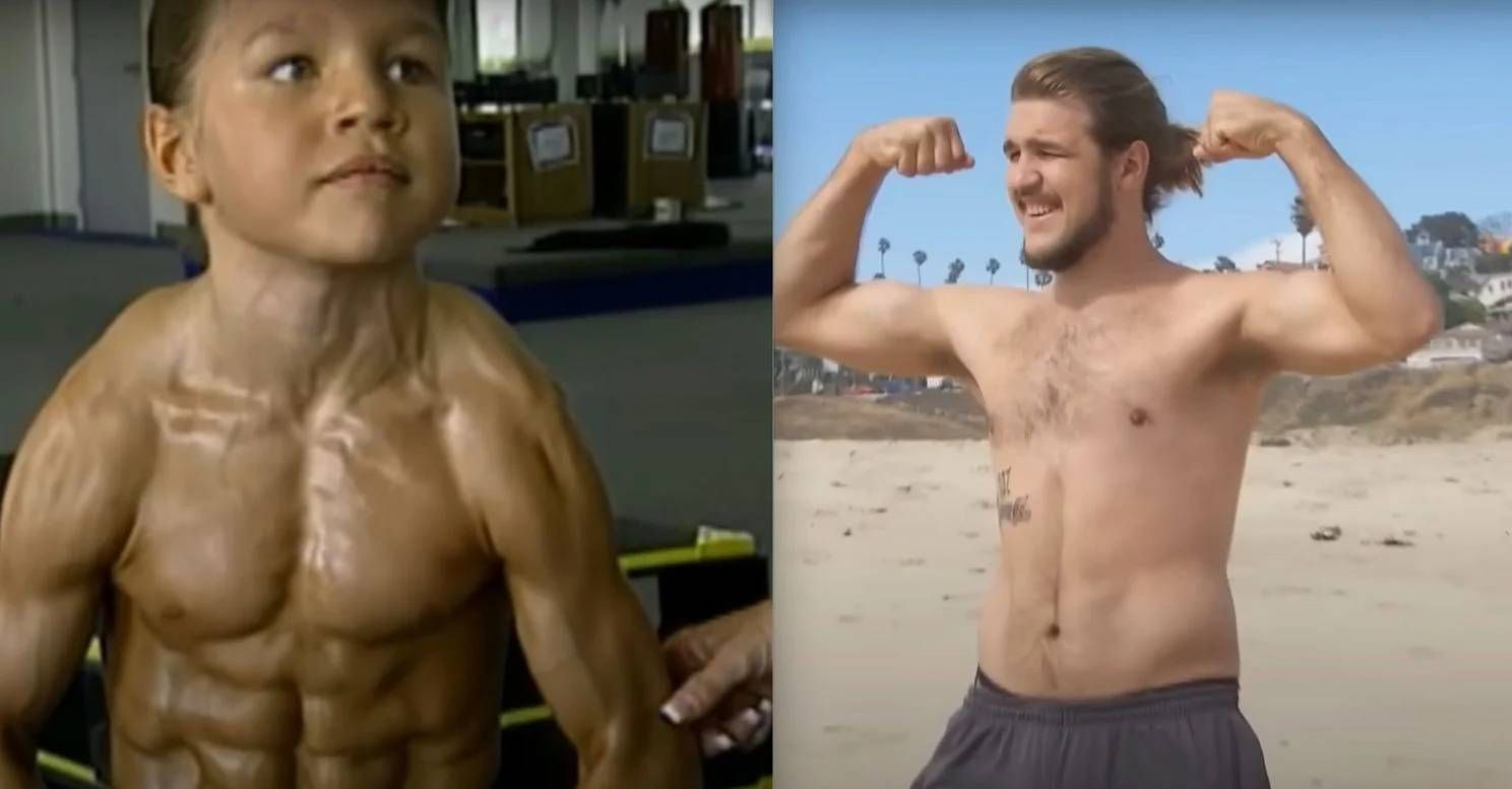 Als 8-jarige was hij de jongste bodybuilder ter wereld, nu is hij 32 en compleet onherkenbaar