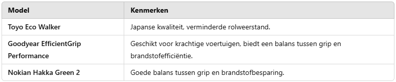 Banden en brandstofefficiëntie. Hoe kies je de zuinigste modellen?