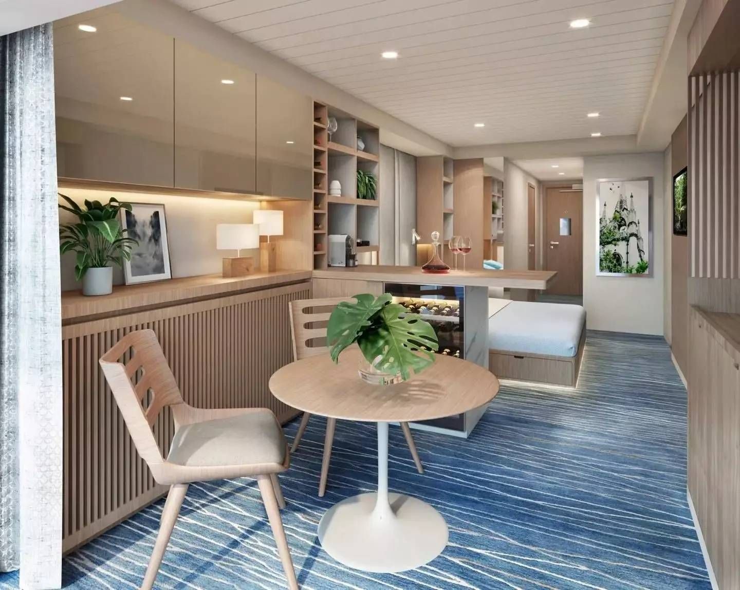Man huurt studio op een cruiseschip en gaat er 12 jaar wonen: "Goedkoper dan een huis en altijd op reis!"