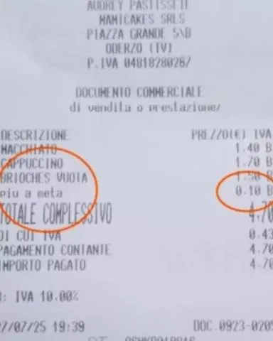 Boze toerist deelt rekening nadat restaurant op toeristische hotspot ‘krankzinnige’ extra toeslag aanrekent