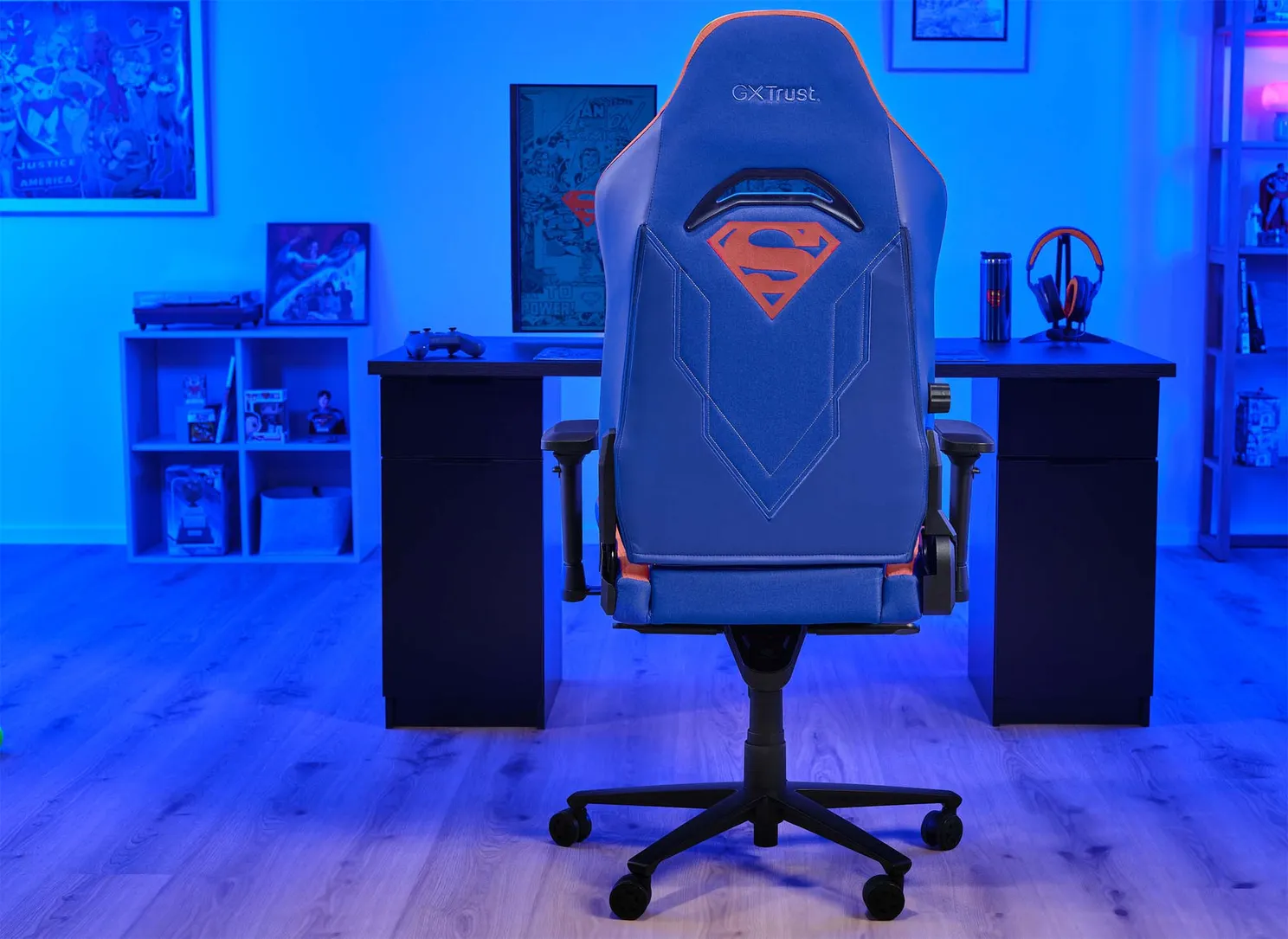Trust GXT 721SM Ruya Pro Premium Superman Edition Achterkant