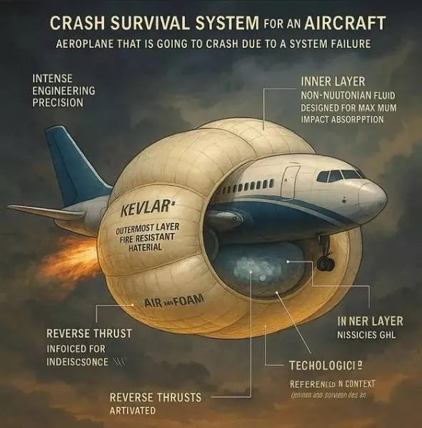 Ingenieurs onthullen bizar AI-prototype voor ‘crashbestendig’ vliegtuig na ramp met Air India
