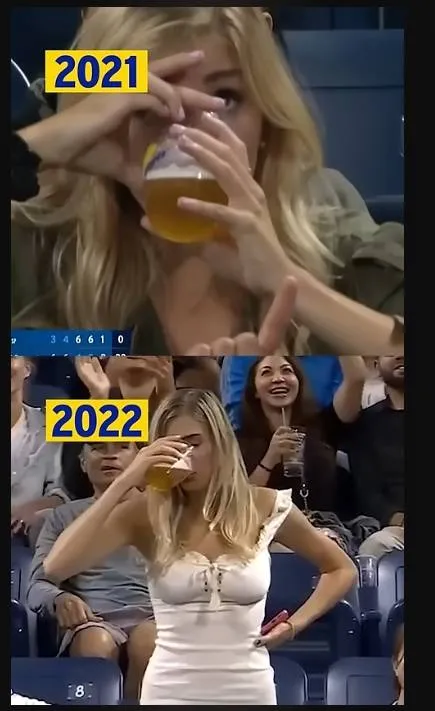 Ken je ze nog? De beruchte 'Beer Girl' toont zich in rode bikini en da's misschien het heetste wat je deze week zal zien!