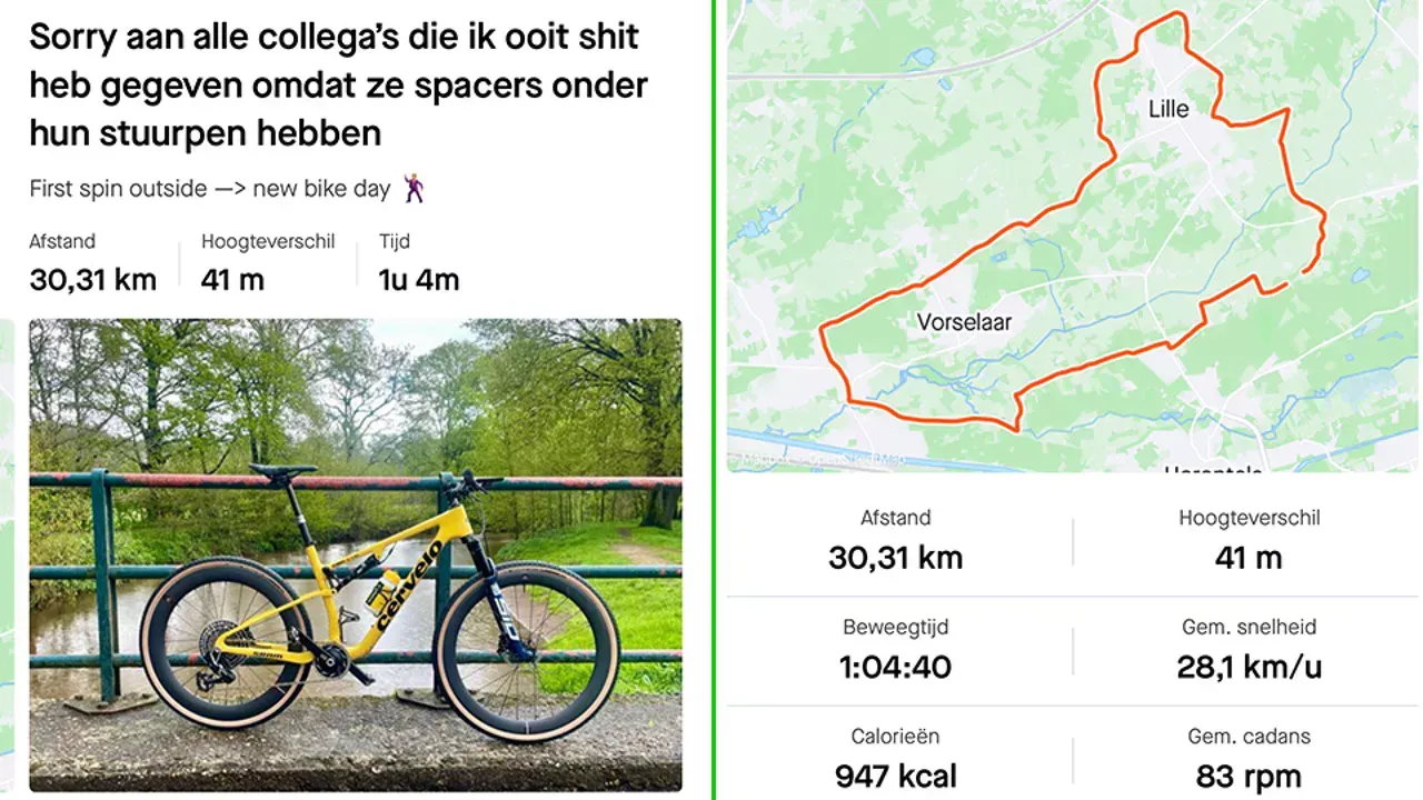 Wout van Aert trains outside for first time in three weeks after horror crash