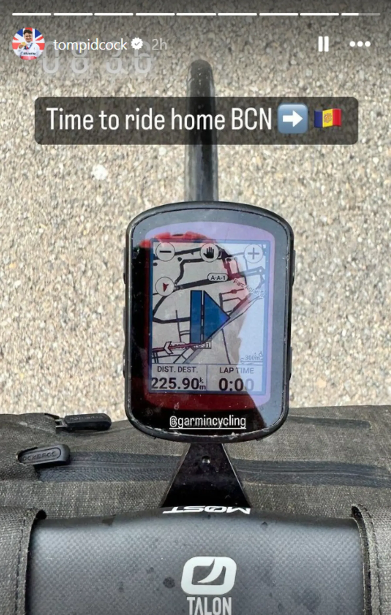 After World Cup XCO win Tom Pidcock steps up Tour de France preparation with ride home from Barcelona airport to Andorra