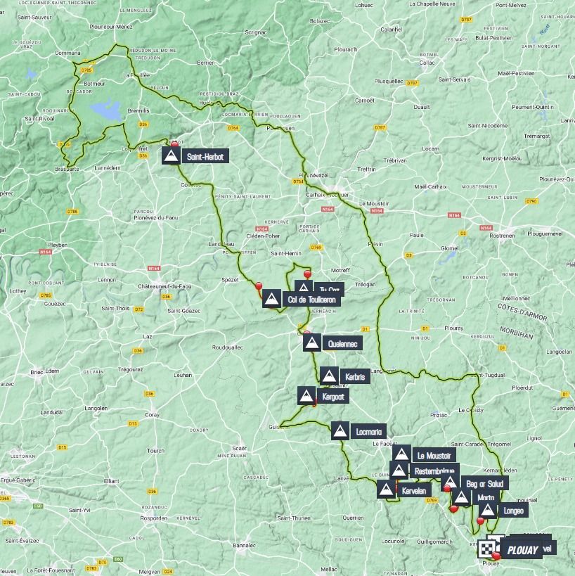 Profile & Route Bretagne Classic 2024