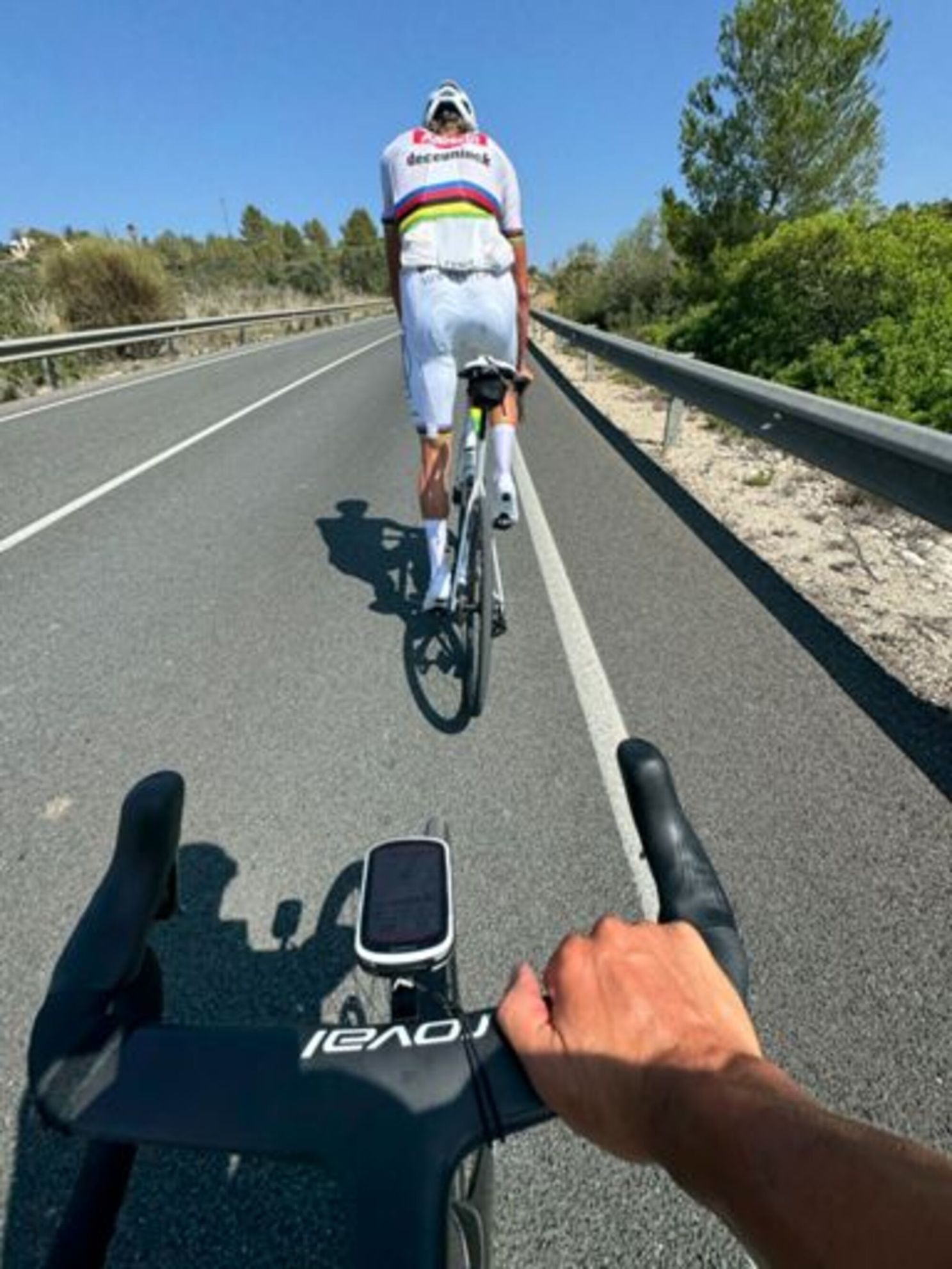 "My turn to be on the BBQ" - Mathieu van der Poel & Remco Evenepoel training together at altitude in preparation for end of season goals