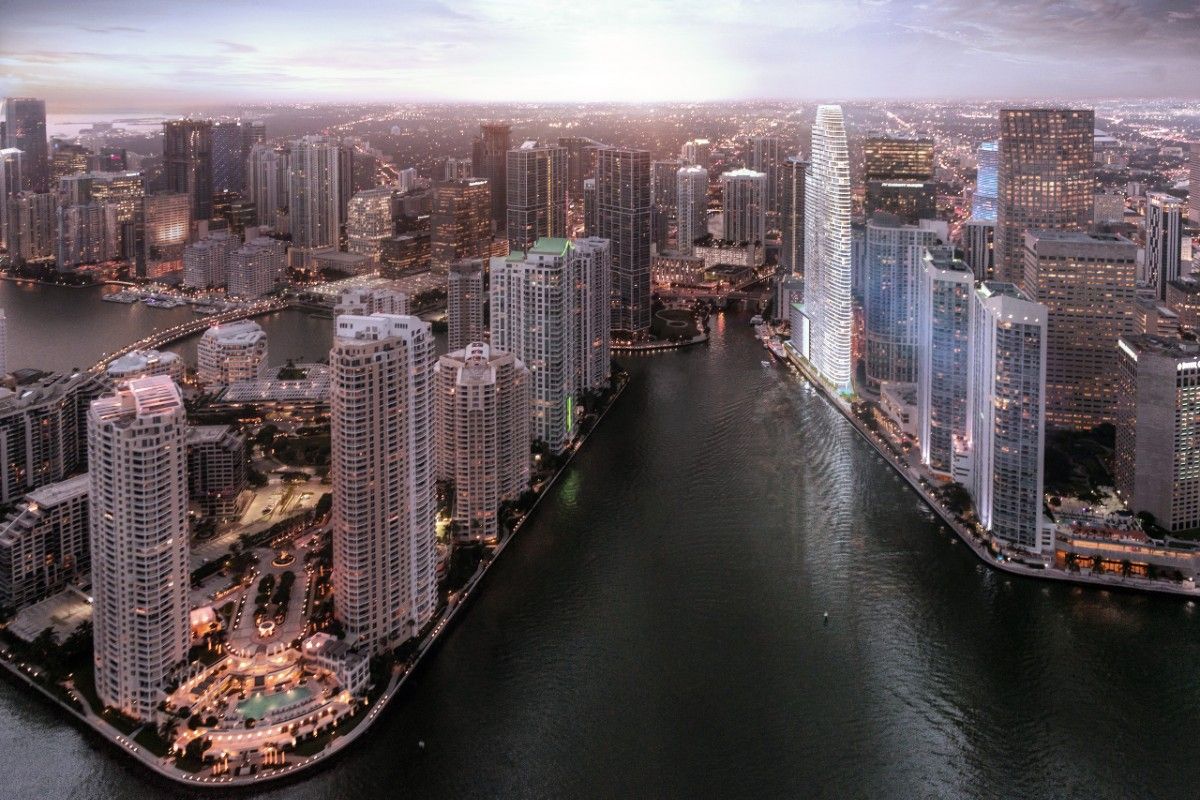 Dit penthouse in de Aston Martin Residences in Miami (incl 3 miljoen Vulcan!) kost je ruim $59 miljoen!