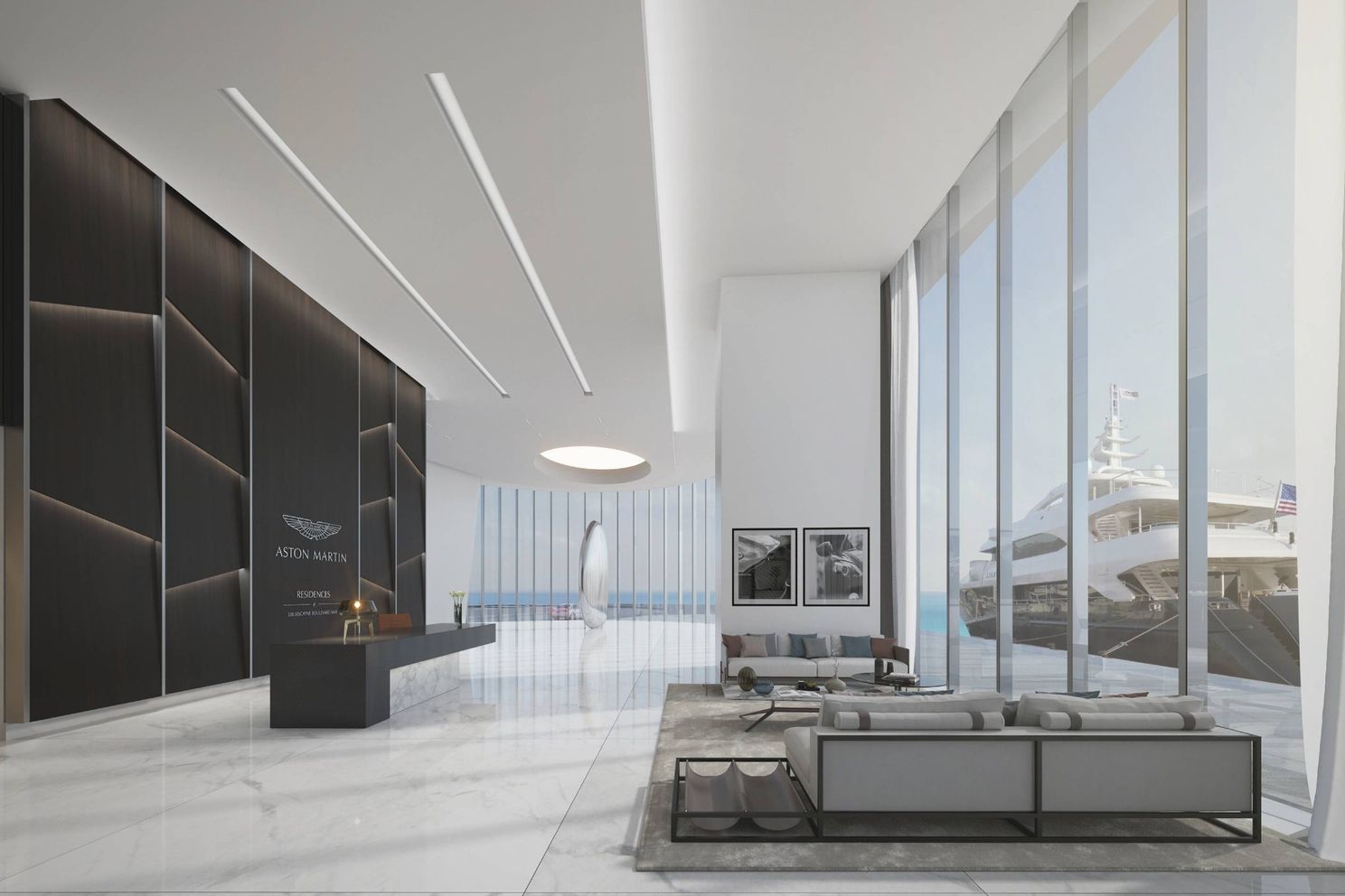 Dit penthouse in de Aston Martin Residences in Miami (incl 3 miljoen Vulcan!) kost je ruim $59 miljoen!
